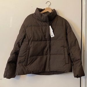 Uniqlo patterned down jacket
